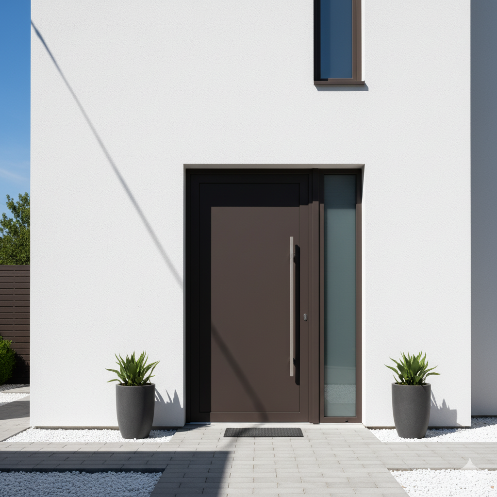 Puerta de entrada moderna