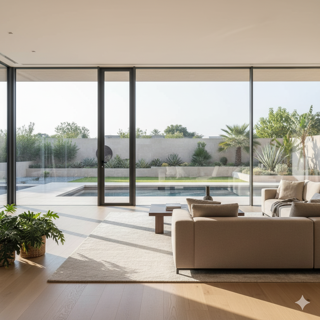 Ventana de cocina moderna